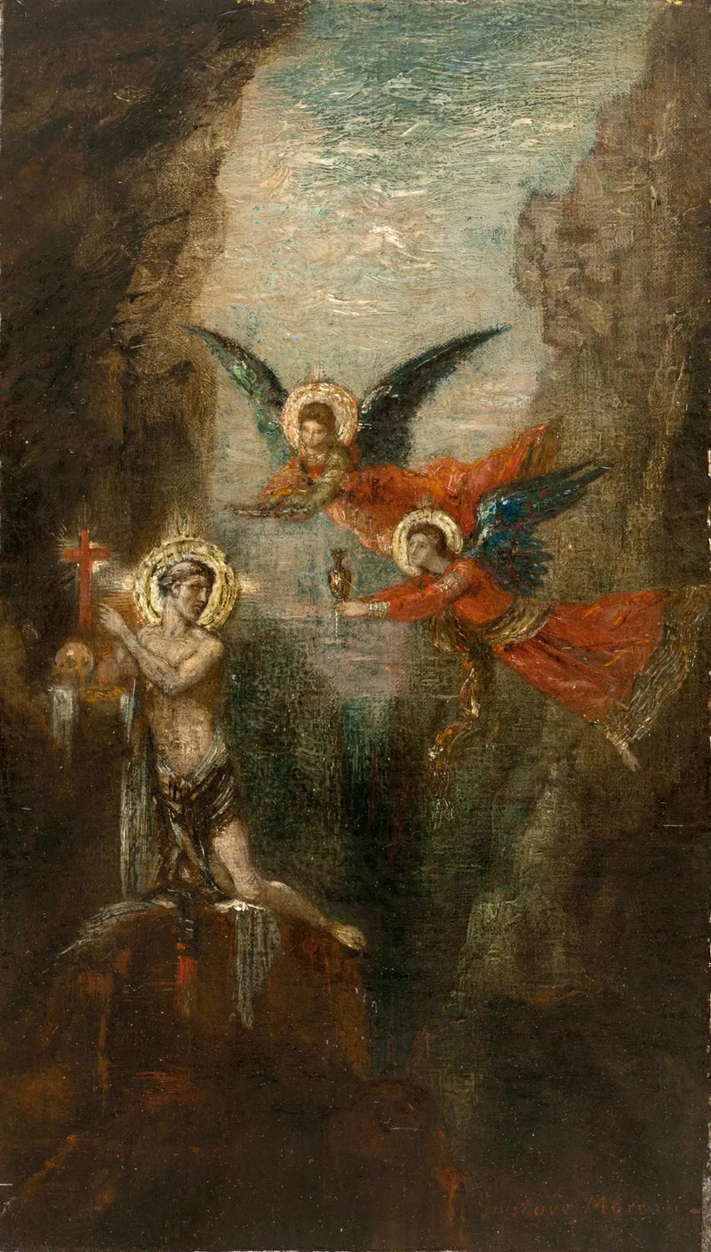 Un Santo en el desierto - Gustave Moreau