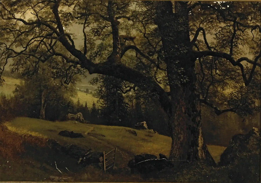 Un sendero a través de los árboles - Albert Bierstadt