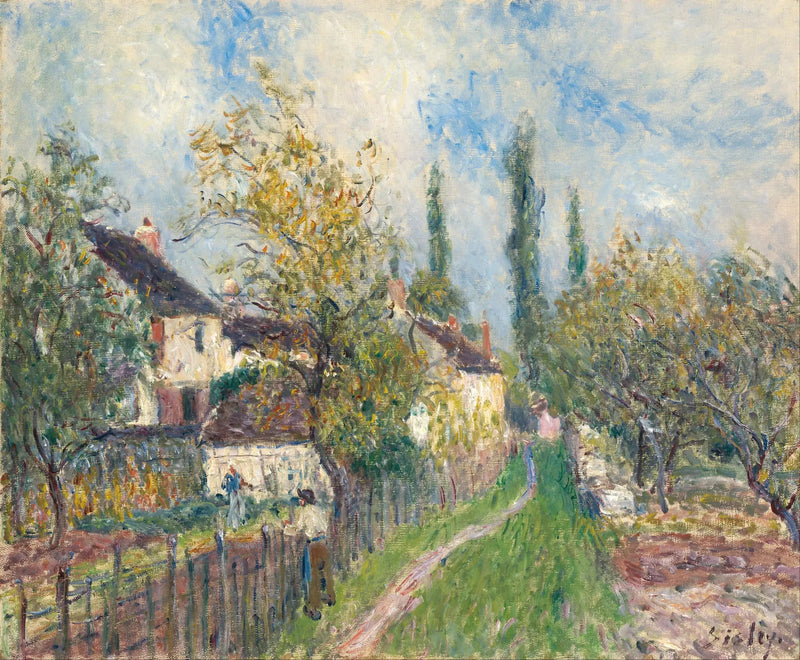 Un sendero en los Sablones - Alfred Sisley