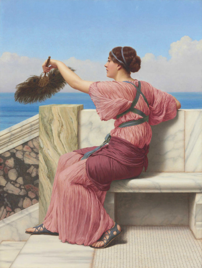 Un señal - John William Godward