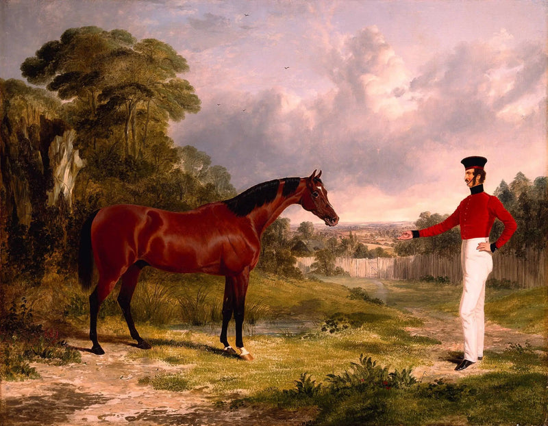 Un soldado con un corcel de oficial - John Frederick Herring, Sr.