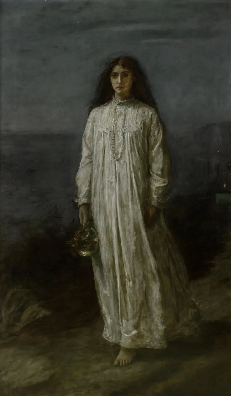 Un sonámbulo - John Everett Millais