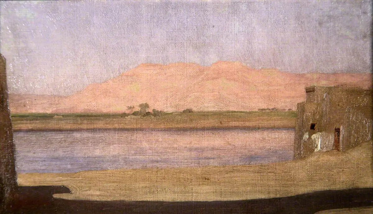 Un temple sur le Nil - Frederic Leighton - Alpha Reproduction