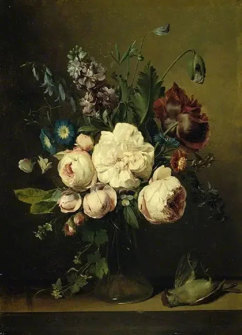 Un jarrón de flores - Louis-Léopold Boilly