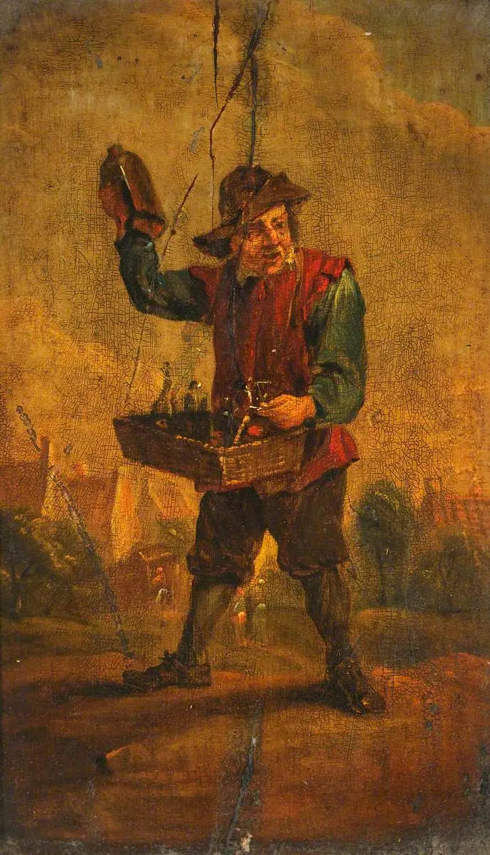 Un vendedor ambulante de medicamentos - David Teniers el Joven
