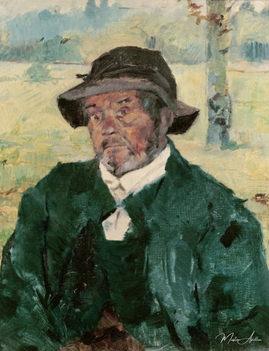 Un vieil homme, Celeyran - Toulouse Lautrec - Reproductions de tableaux et peintures haut de gamme