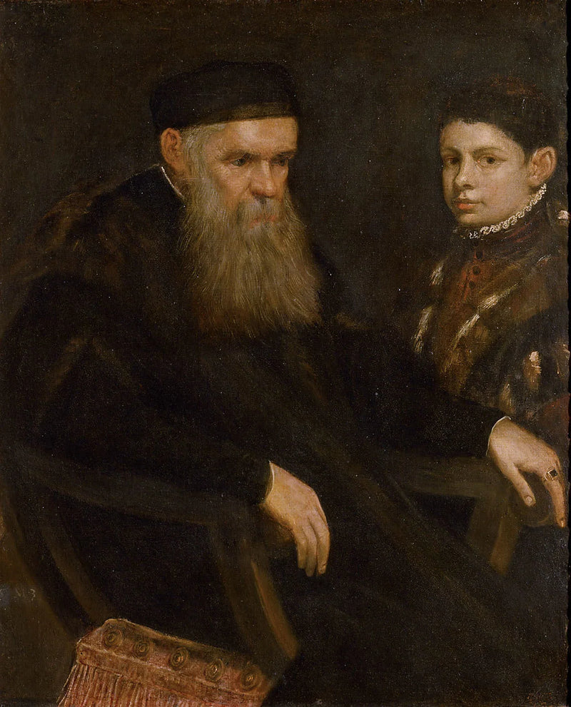 Un anciano y un niño - Jacopo Tintoretto
