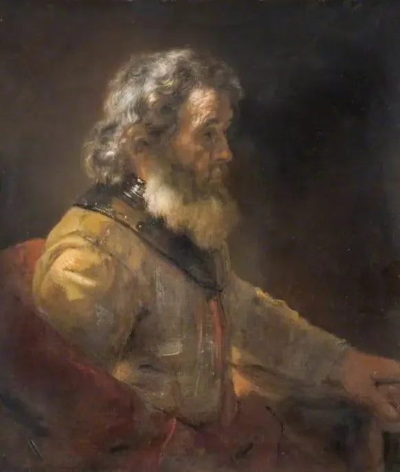 Un viejo guerrero - Rembrandt