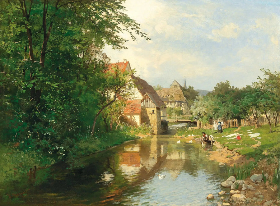 Un pueblo junto al río - Hugo Darnaut