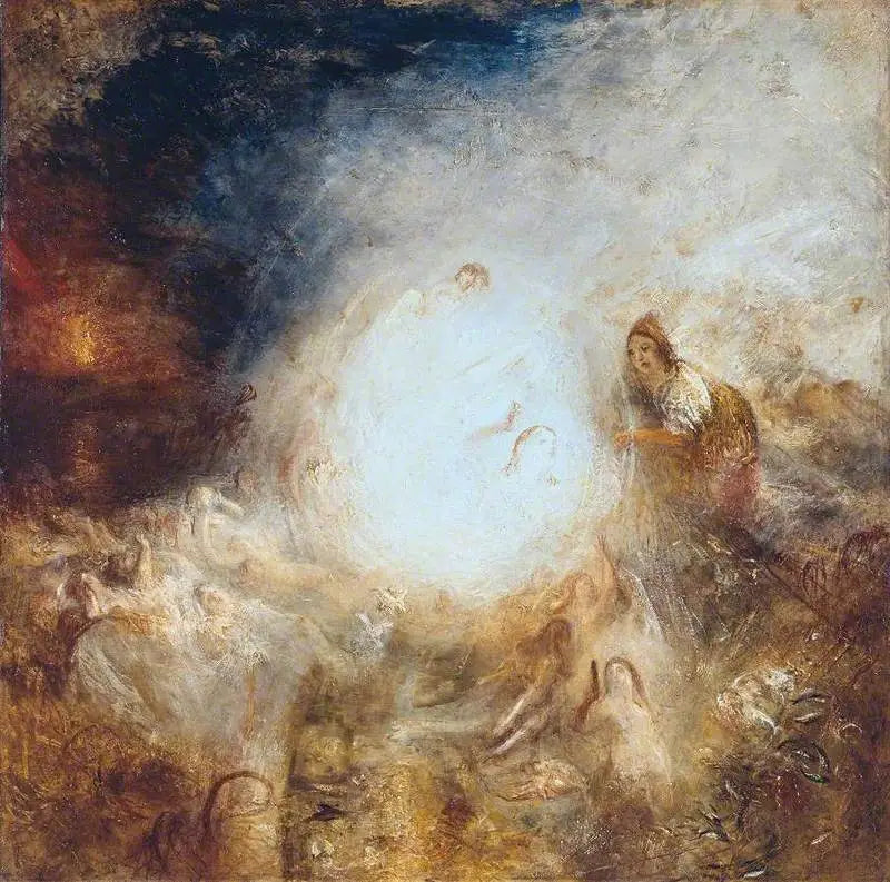 Undina entregando el anillo a Massaniello, pescador de Nápoles - J. M. W. Turner