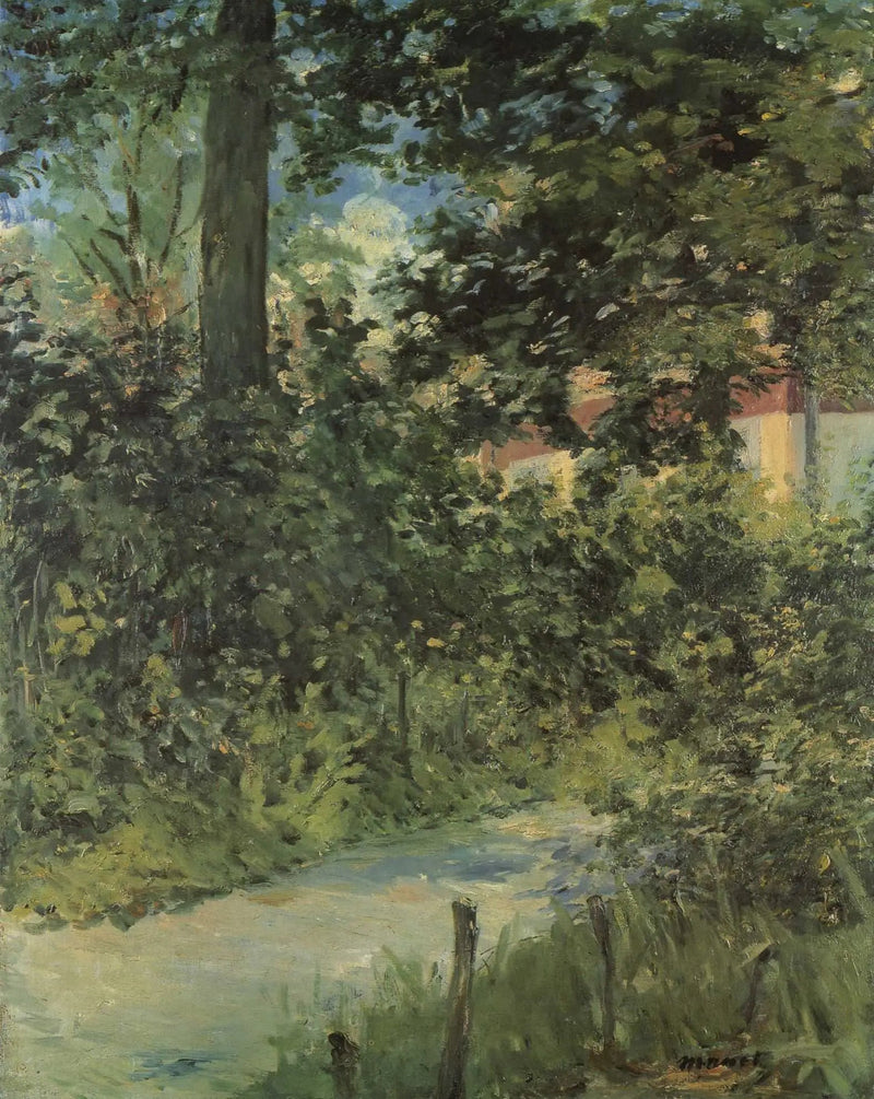 Un camino del jardín de Rueil - Édouard Manet