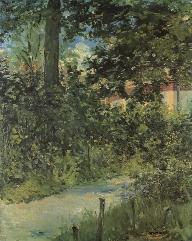 Un camino del jardín de Rueil - Édouard Manet