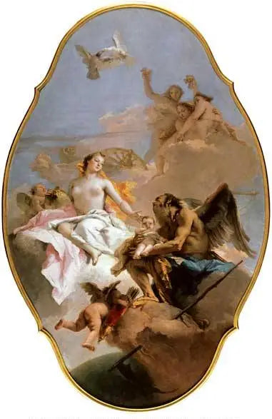 Una alegoría con Venus y el tiempo - Giovanni Battista Tiepolo