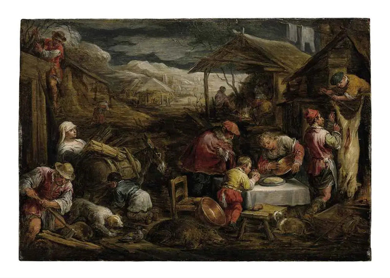 Una alegoría del invierno - David Teniers el Joven