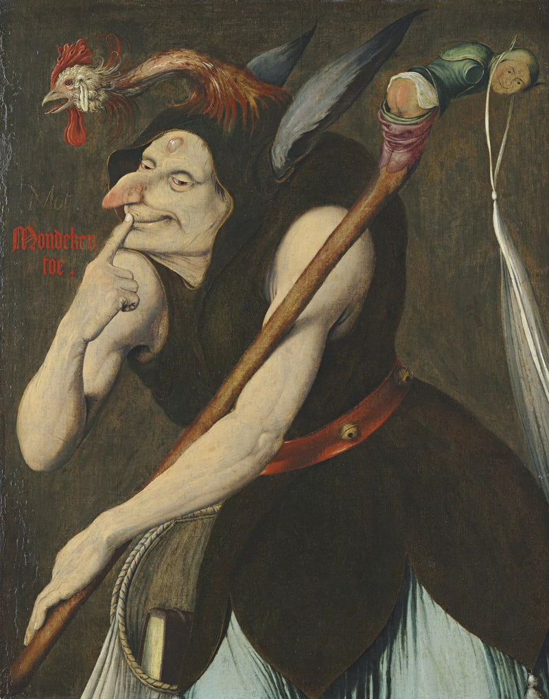 Una alegoría de la locura - Quentin Metsys