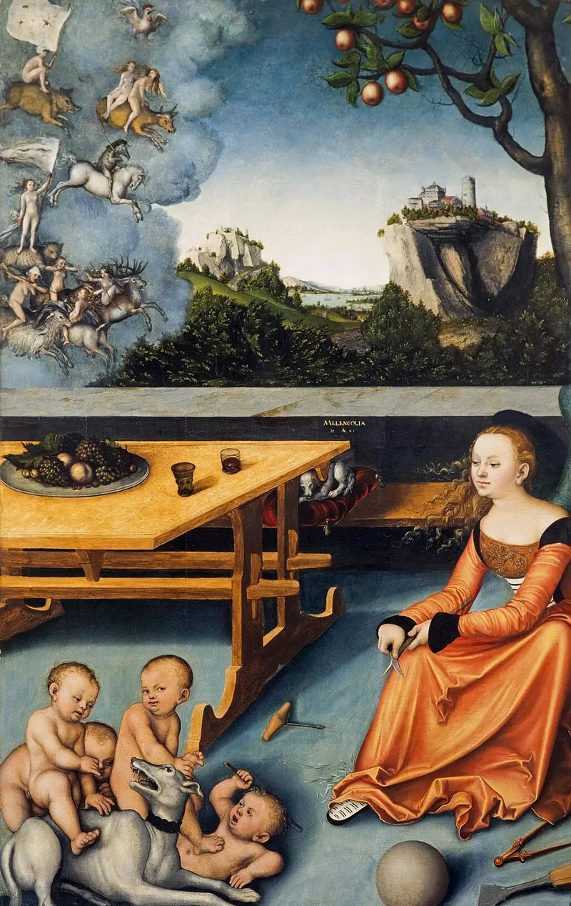 Una alegoría de la melancolía - Lucas Cranach el Viejo
