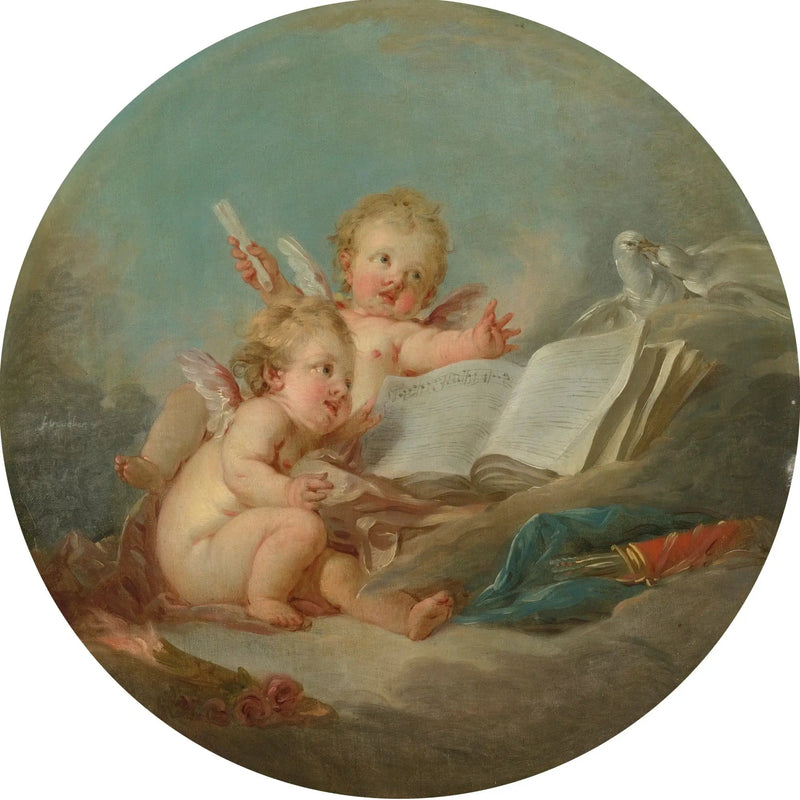 Una alegoría de la música - François Boucher