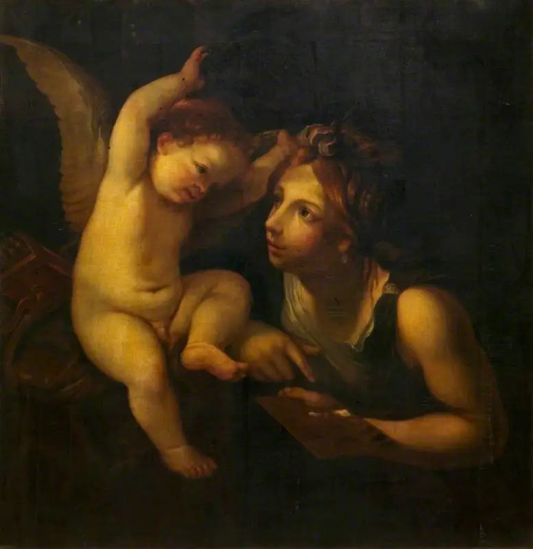 Una alegoría de la pintura - Guido Reni