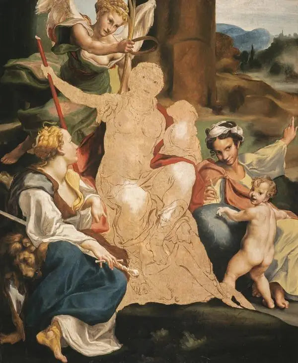 Una alegoría de la virtud (inacabada) - Antonio da Correggio