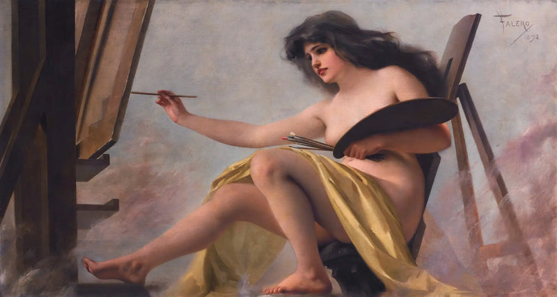 Una alegoría del arte - Luis Ricardo Falero