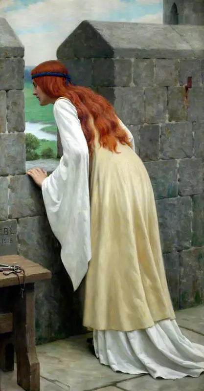 Una llegada - Edmund Blair Leighton
