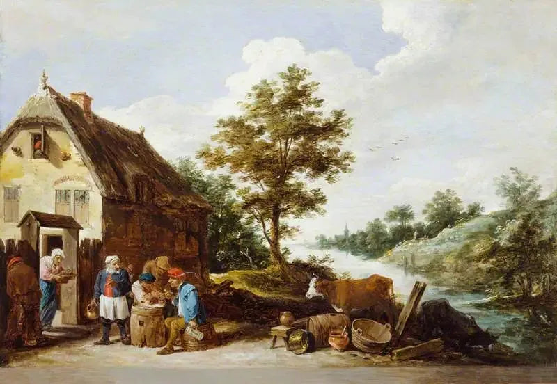 Una posada junto al río - David Teniers el Joven