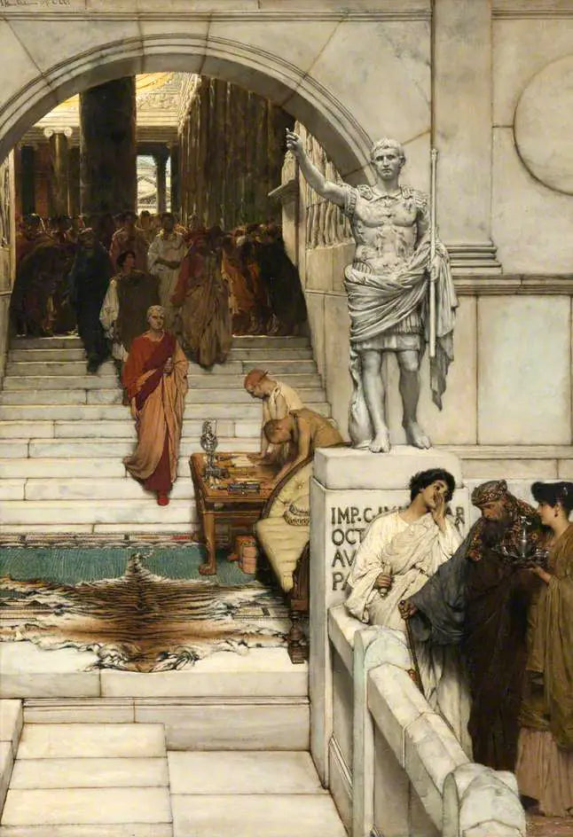 Una audiencia con Agripa - Lawrence Alma-Tadema