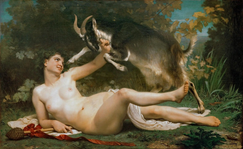 Una bacante - Bouguereau