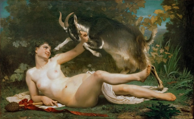 Una bacante - Bouguereau