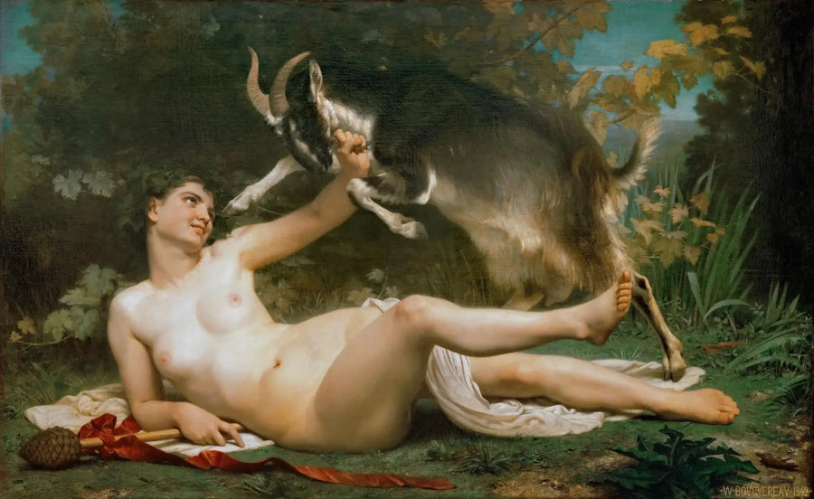 Una bacante - Bouguereau