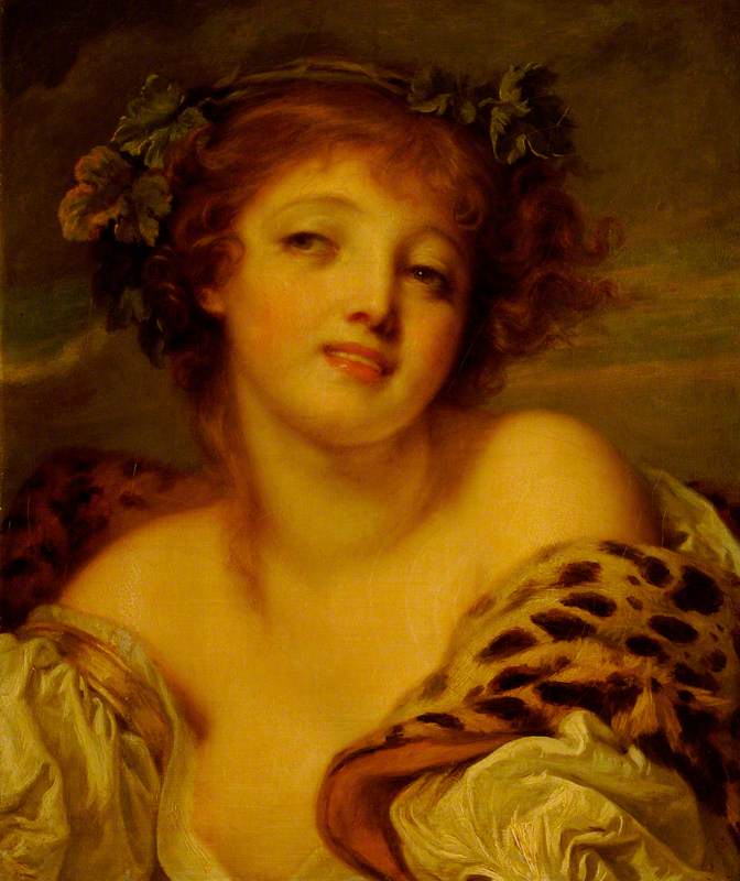 Una bacante - Jean-Baptiste Greuze
