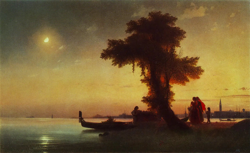 Una bahía cerca de Venecia - Iván Aïvazovski