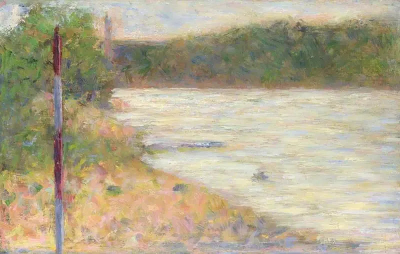 Una orilla (El Sena en Asnières) - Georges Seurat