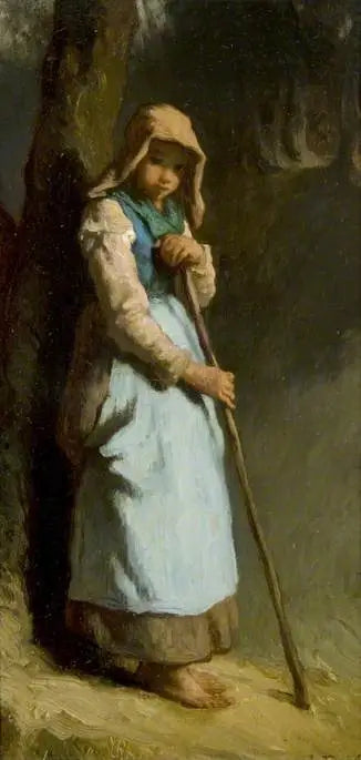 Una campesina - Jean-François Millet