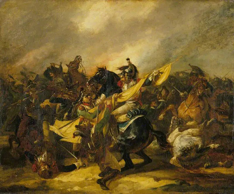 Una carga de cuirassiers - Théodore Géricault