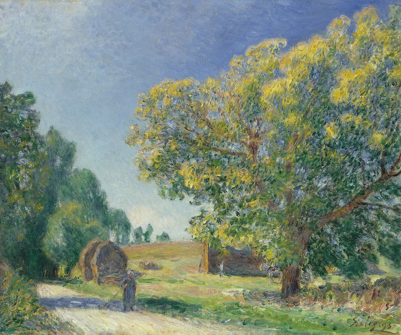 Un claro forestal - Alfred Sisley