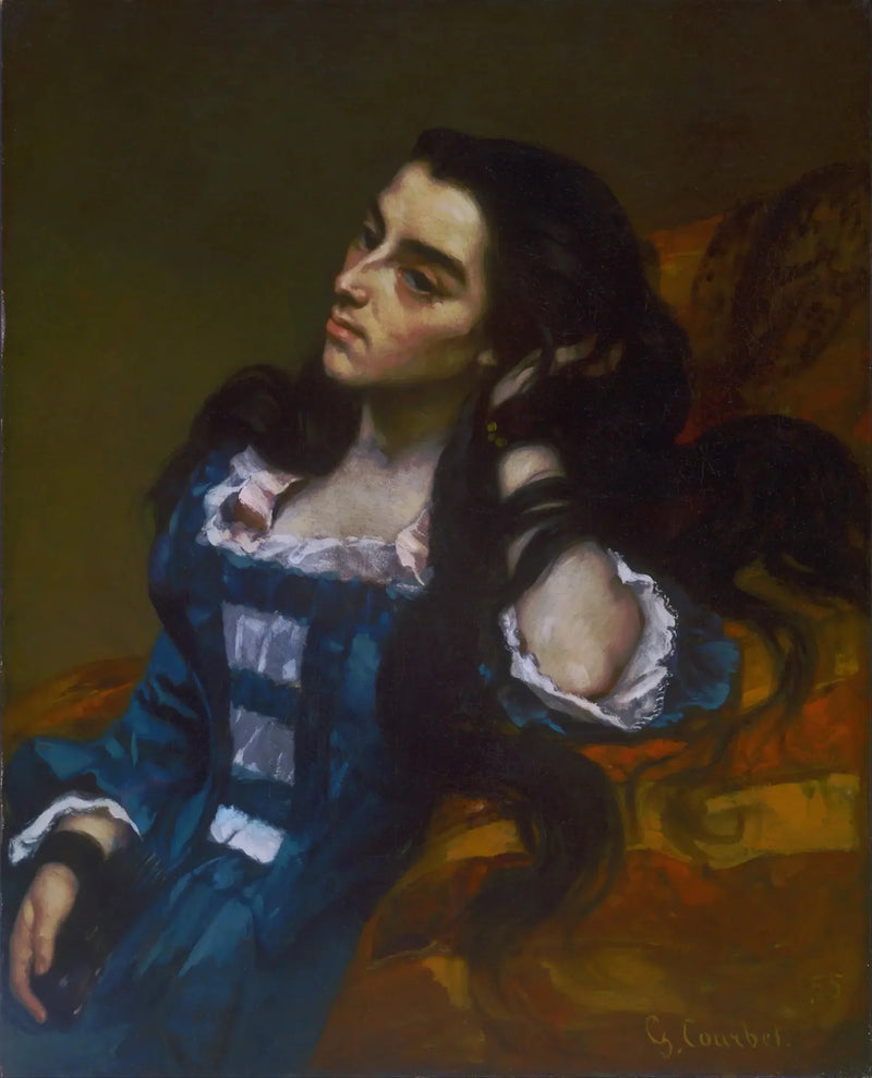 Una dama española - Gustave Courbet