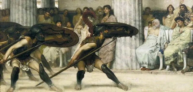 Una danza en la Pyrrhus - Lawrence Alma-Tadema