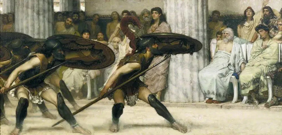 Una danza en la Pyrrhus - Lawrence Alma-Tadema
