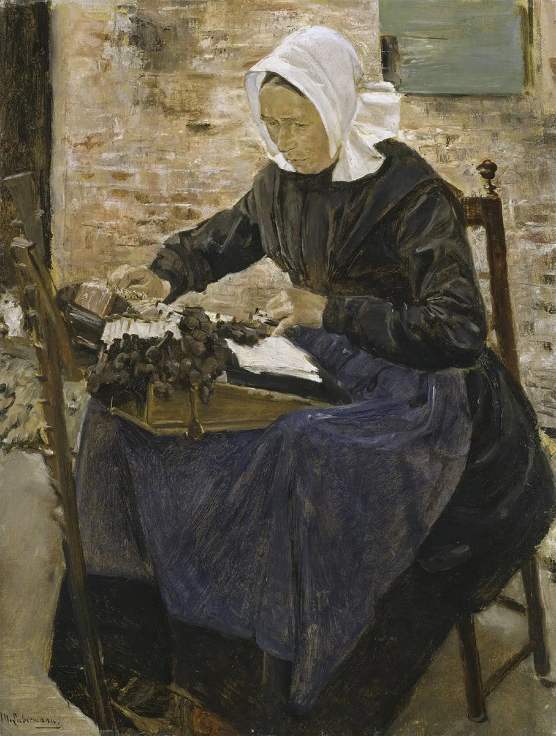 Una encajera holandesa - Max Liebermann