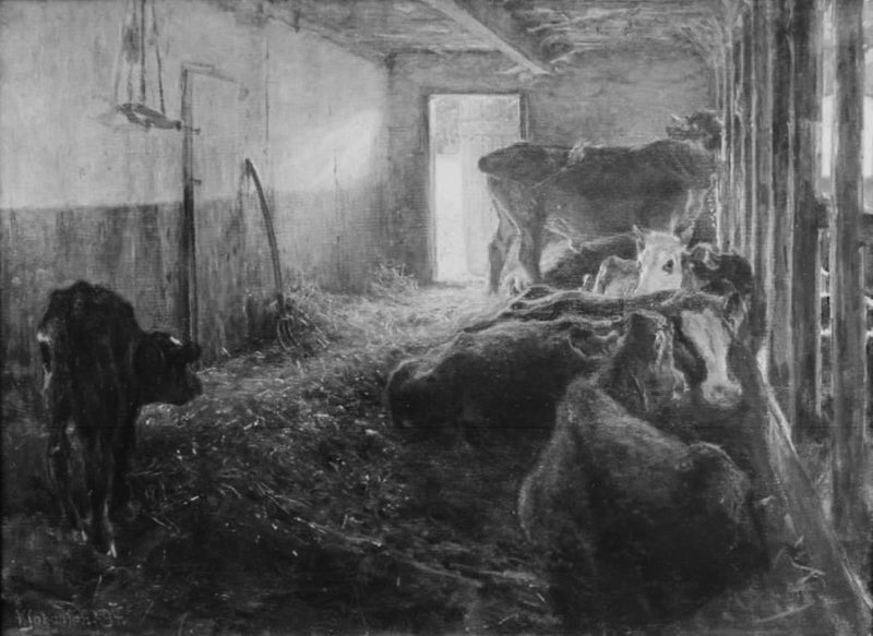Un establo - Viggo Johansen