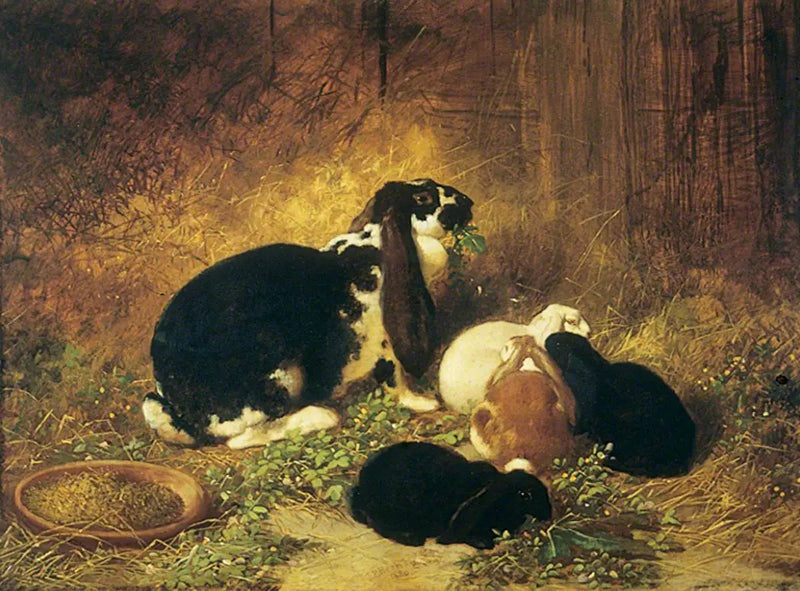 Una familia feliz - John Frederick Herring, Sr.