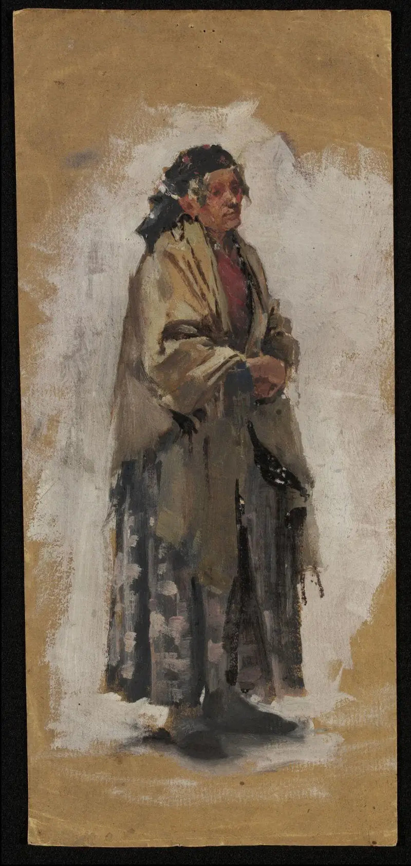 Una mujer mayor - Luke Fildes