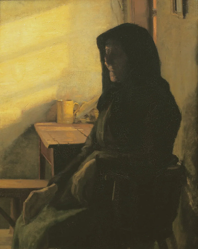 Una mujer ciega en su habitación - Anna Ancher
