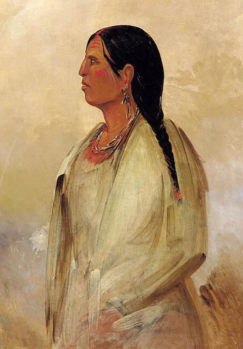 Una mujer Choctaw - George Catlin