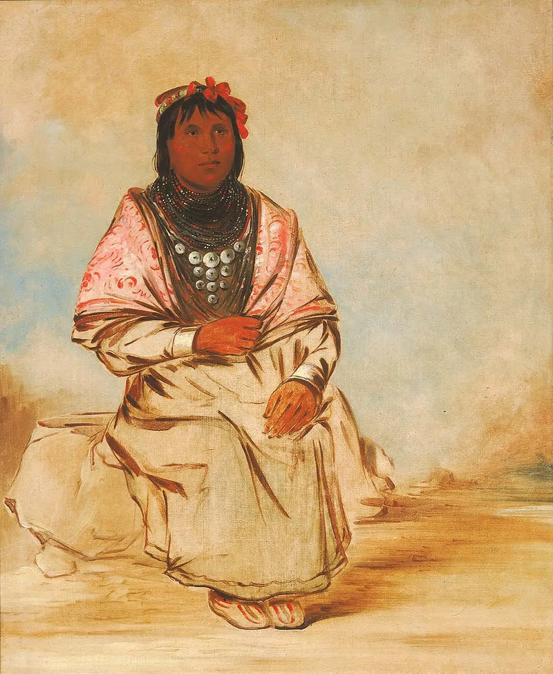 Una mujer seminola - George Catlin