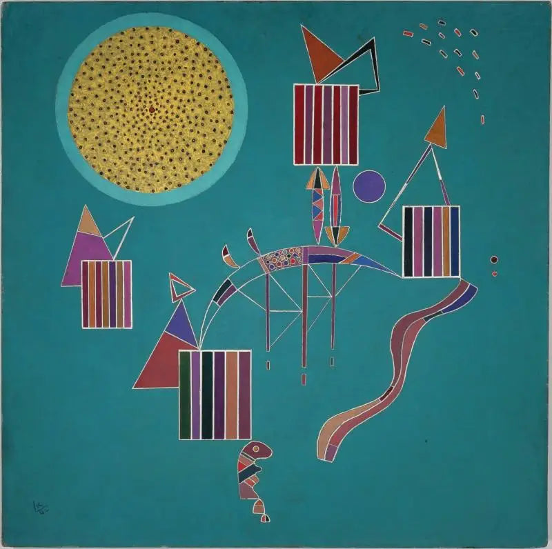 Una fiesta íntima - Vassily Kandinsky