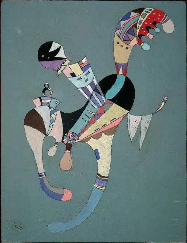 Una figura flotante - Vassily Kandinsky