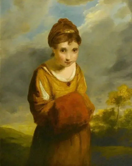 Una chica con fresas - Joshua Reynolds