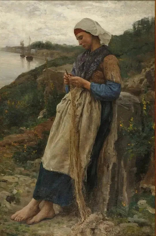 Una Hija de Pescador - Jules Breton